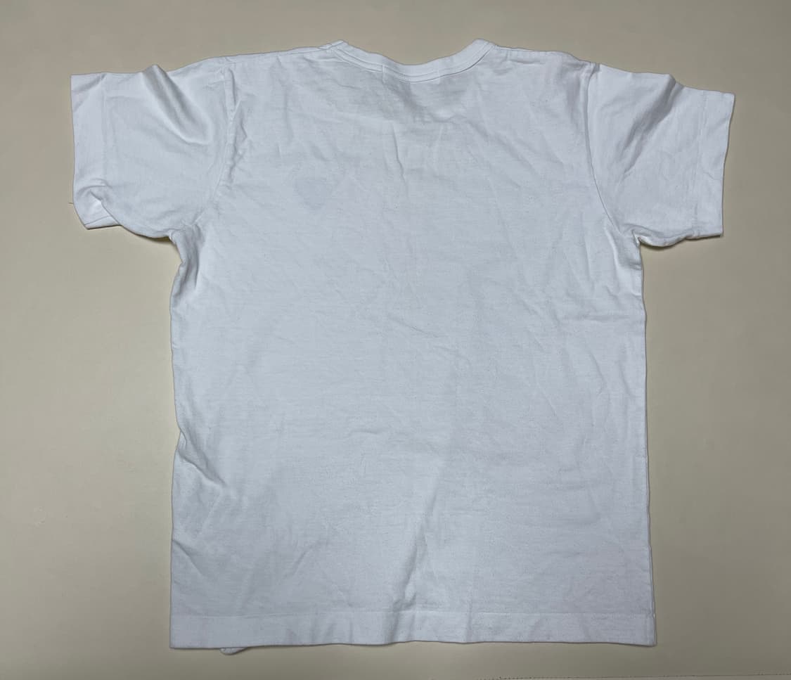 꼼데가르송 플레이 흰색 반팔티(정품) 상품이미지2