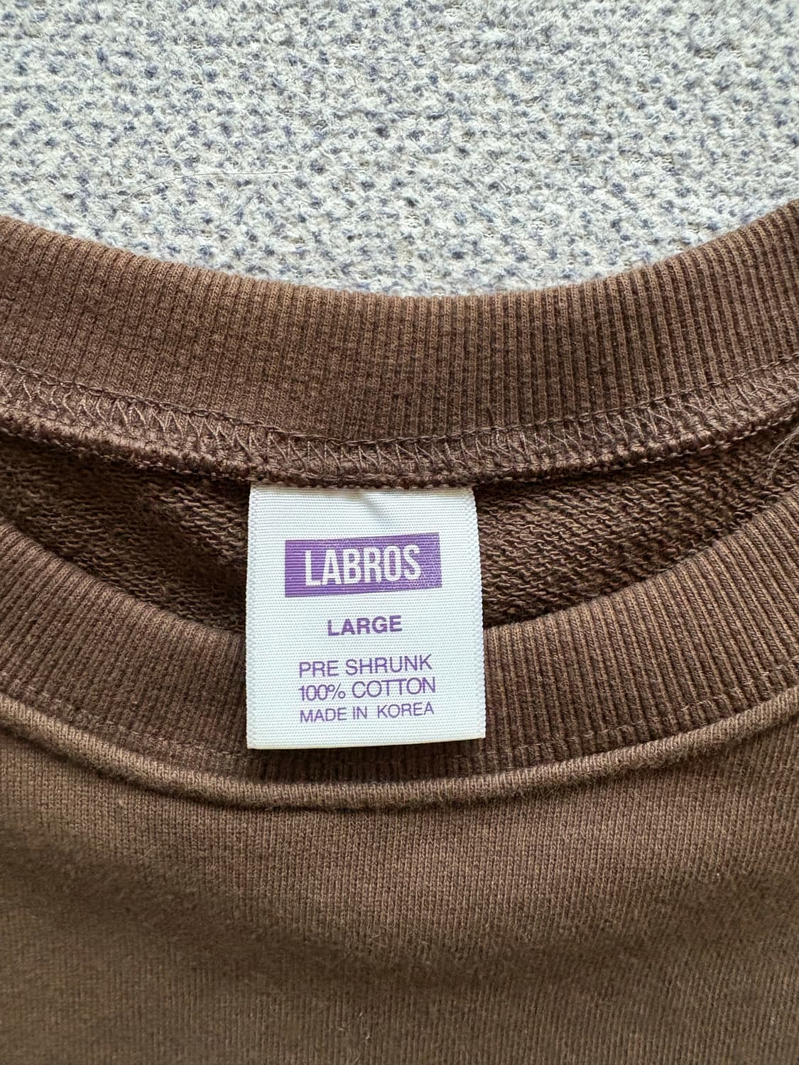 라브로스 맨투맨 L 상품이미지2