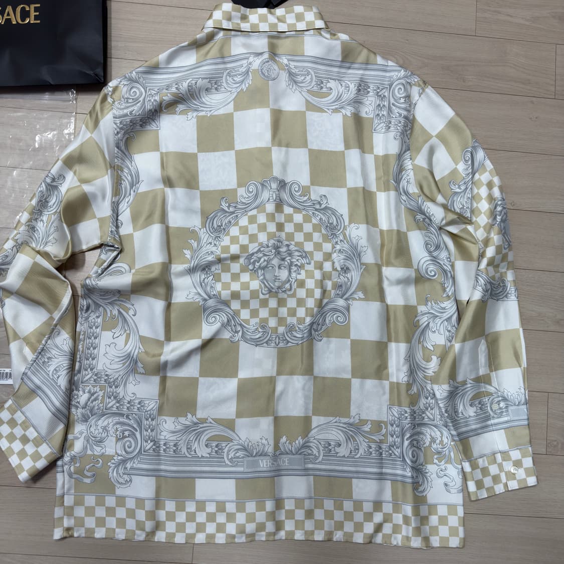 VERSACE 베르사체 실크셔츠 새상품 상품이미지8