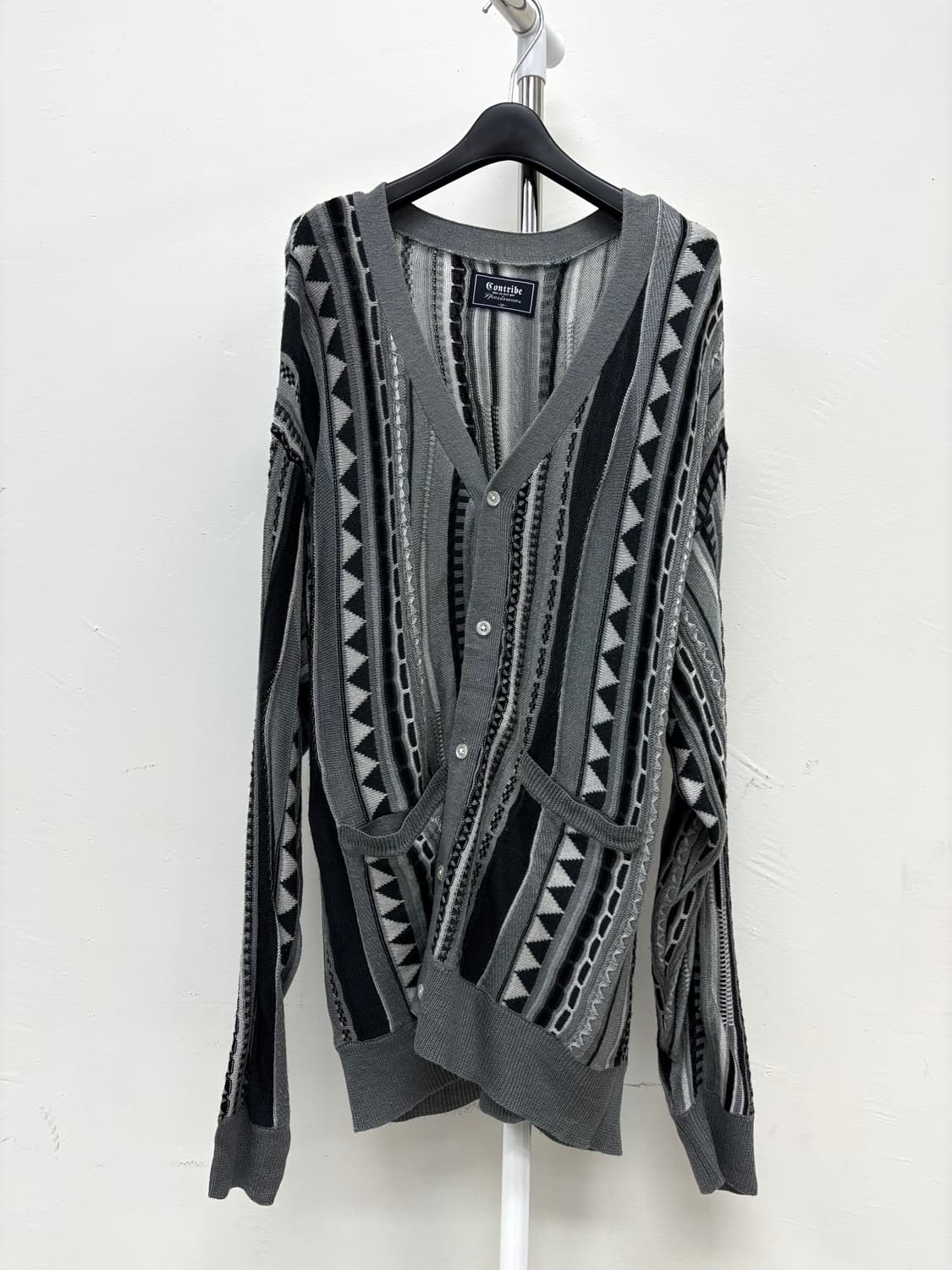 빈티지 그레이 가디건 상품이미지5