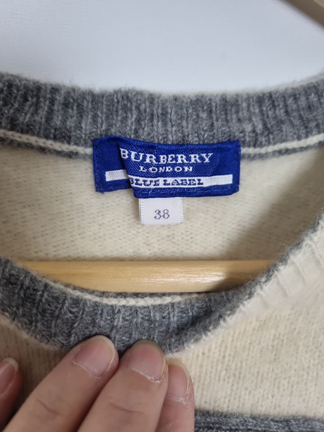 BURBERRY 버버리 블루라벨 빈티지 니트베스트 상품이미지8