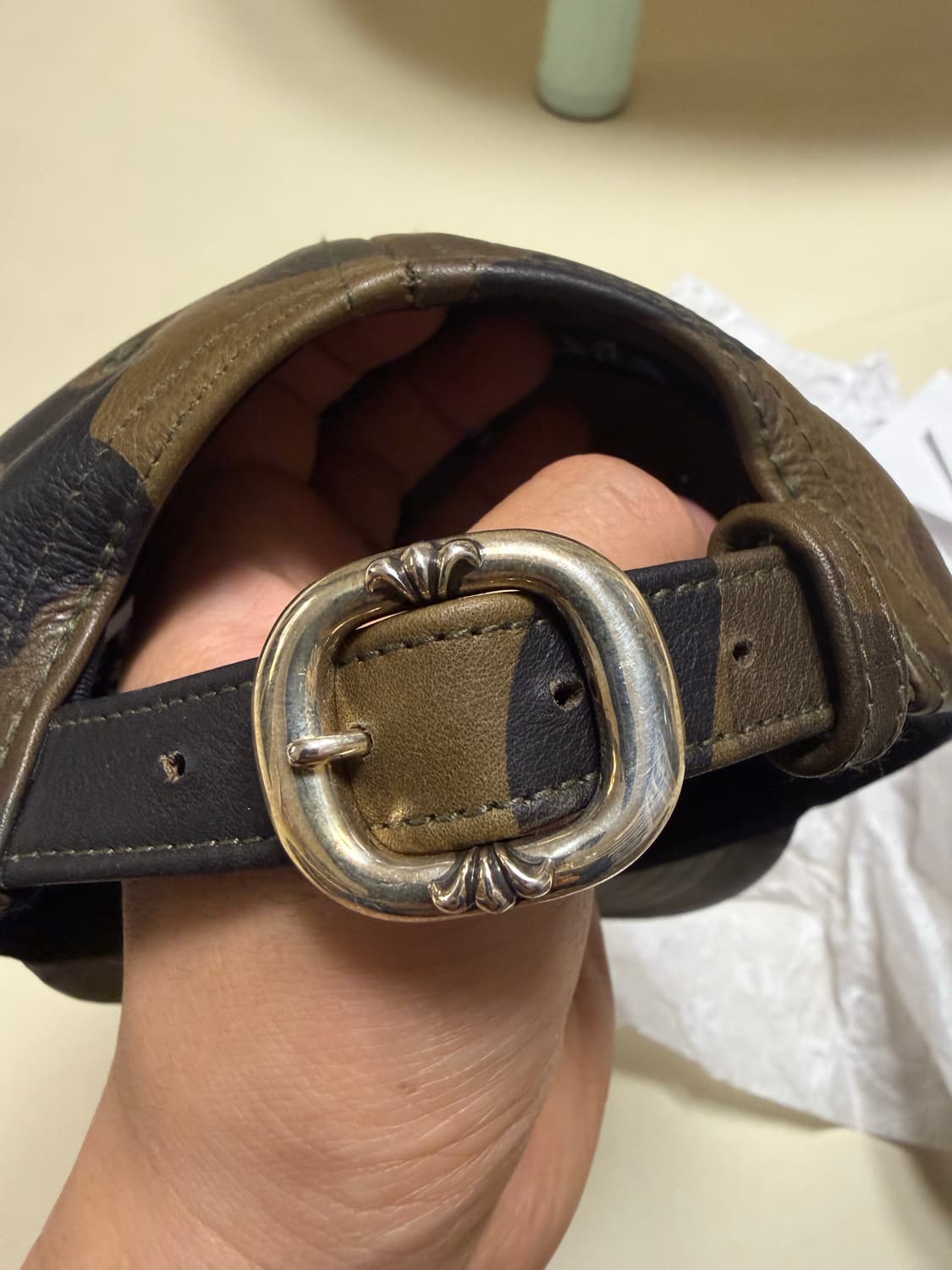 크롬하츠 레더 스타참, 건슬링어 모자 상품이미지5