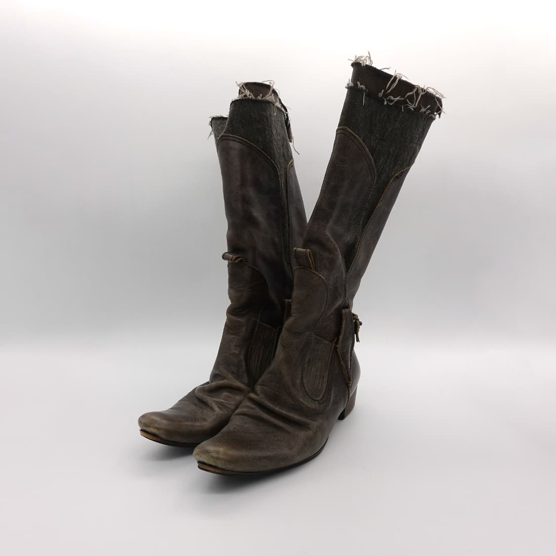 [23~240]ALFREDOBANNISTER 알프레도 배니스터 레더 부츠 상품이미지2