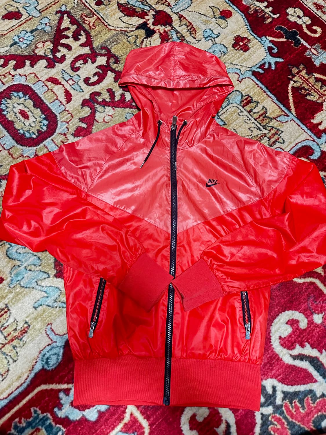 나이키 윈드브레이커 바람막이 레드 S 상품이미지1