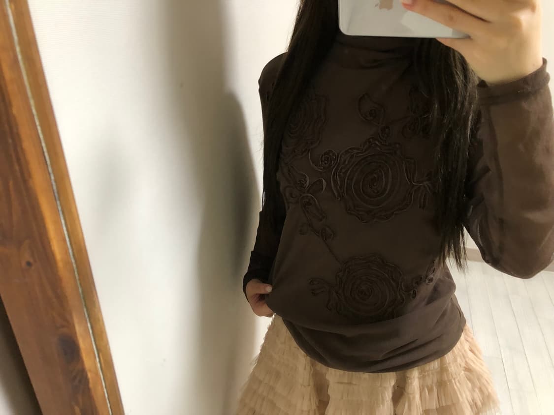 vintage flower top 상품이미지2