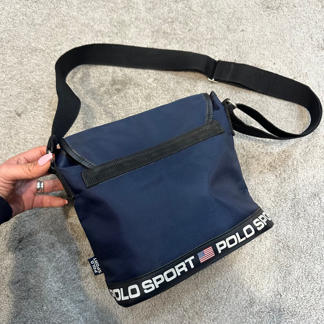 폴로스포츠 빈티지 네이비 크로스백F 상품이미지5