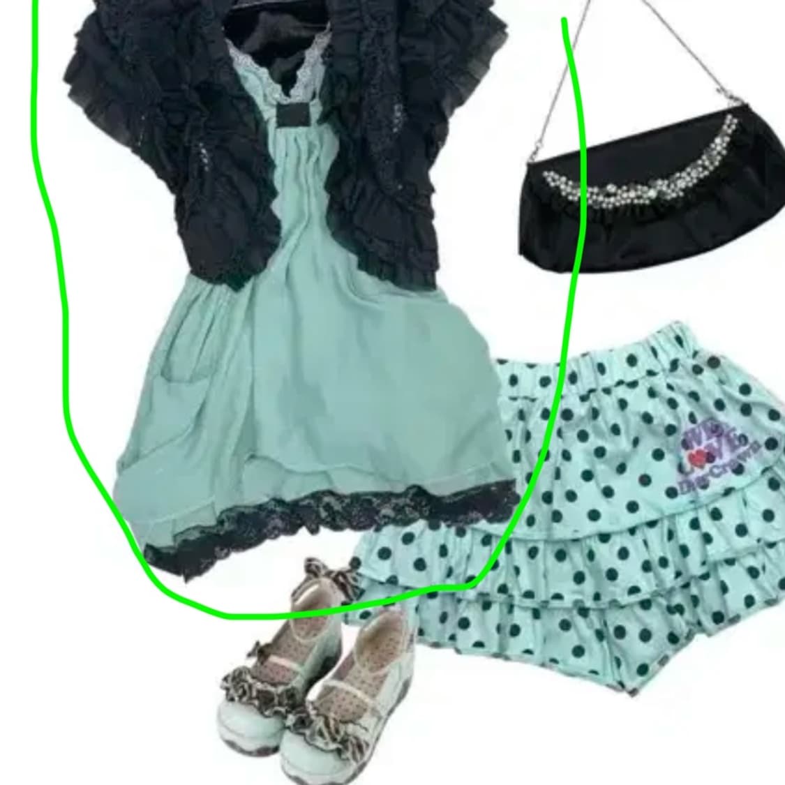 합정빈티지 엑시즈팜 상의 빈티지 코디 세트 팔아요!  상품이미지1