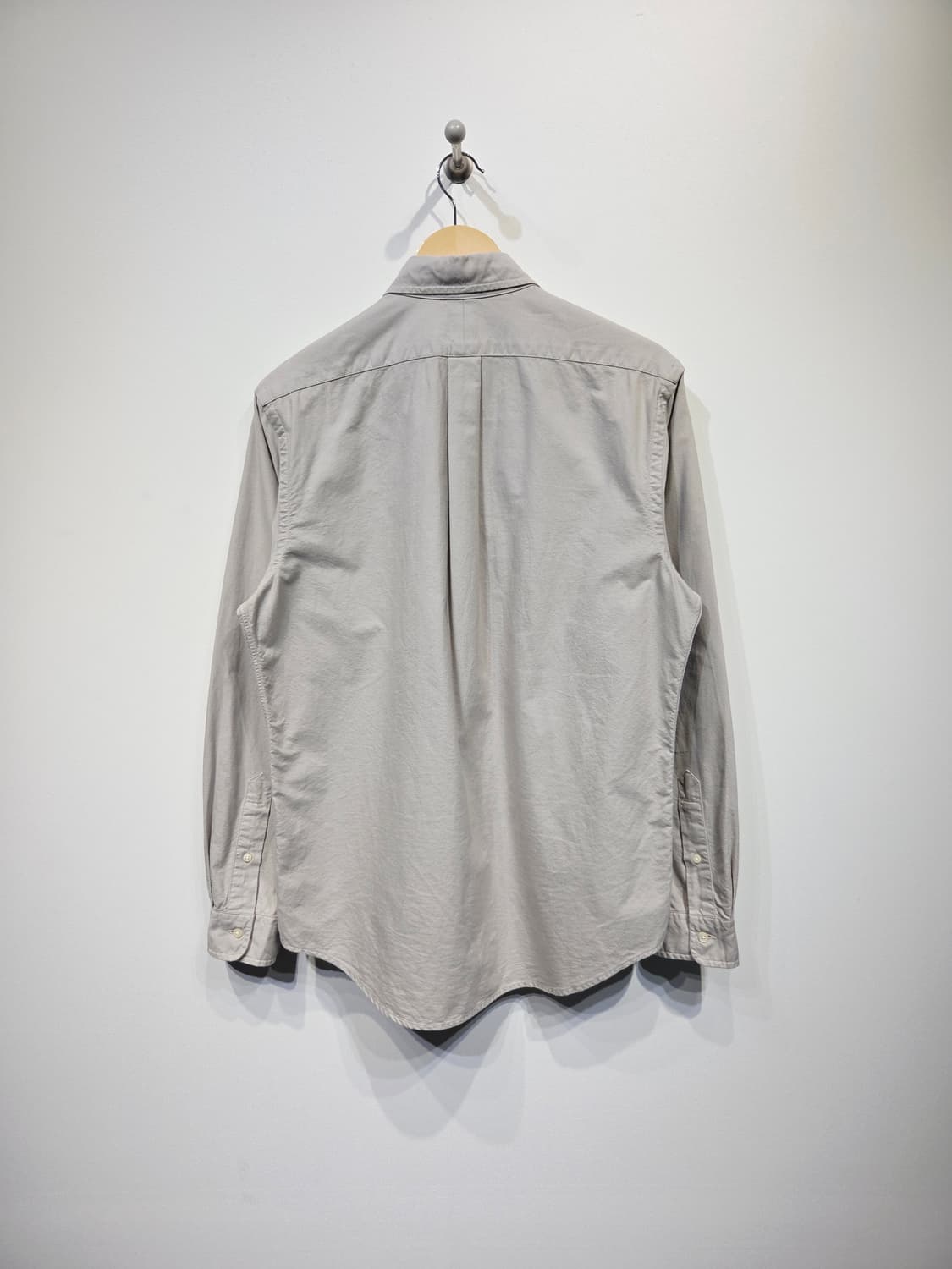 폴로 랄프로렌 클래식핏 긴팔 셔츠 베이지그레이 상품이미지6