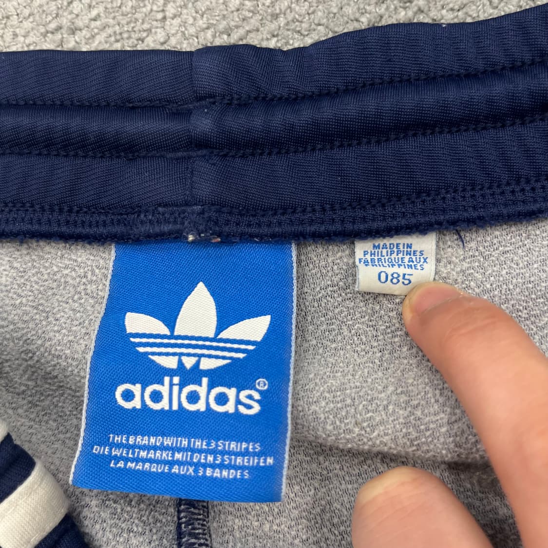 85 아디다스 삼선 트레이닝 바지 네이비 상품이미지7