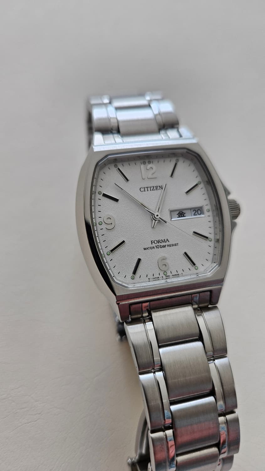 시티즌 메탈 시계 화이트 다이얼 박스 풀셋 상품이미지5