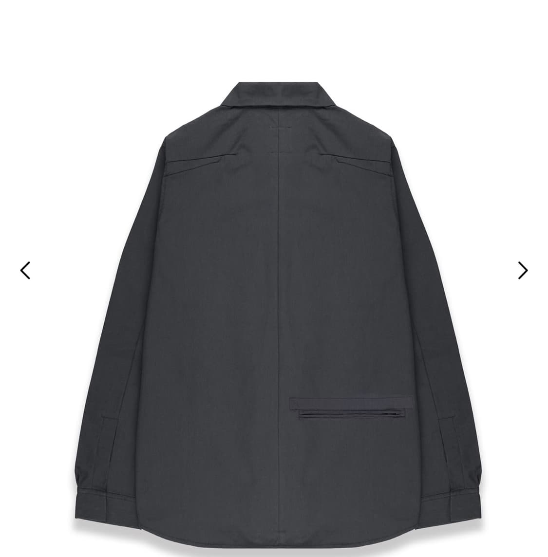 FORMLICH(폼리쉬) MODULAR SHIRT/DARK GREY 상품이미지3