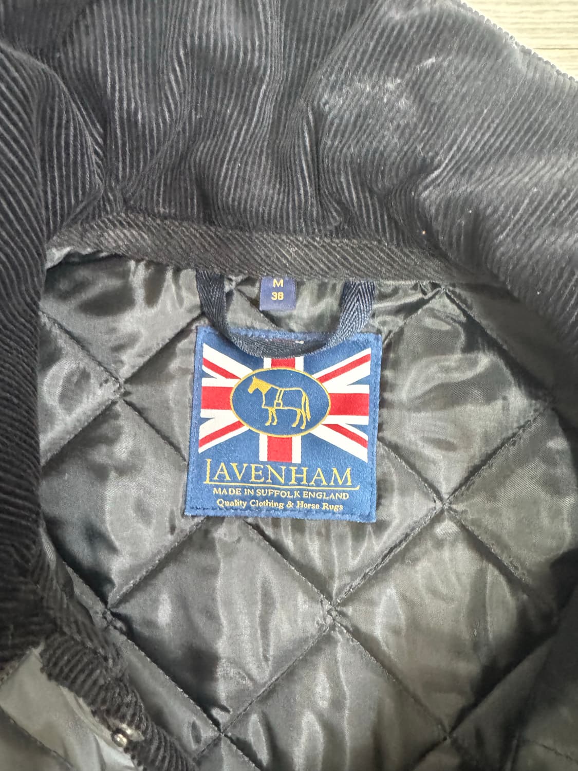 라벤헴퀼팅자켓 사이즈 M 상품이미지3