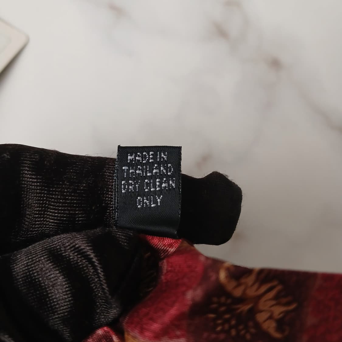 짐톰슨 실크 레드 코끼리 모티브 넥타이 9.4cm 새제품 A19126 
 상품이미지8