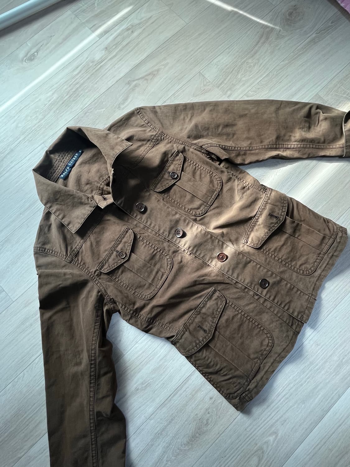 폴로 랄프로렌 일본 빈티지 셔츠 브라운 상품이미지2