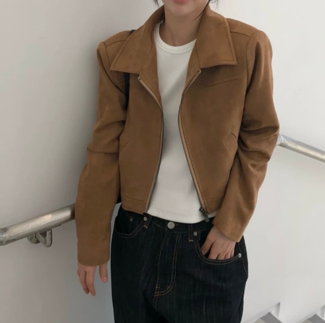 slo 슬로 스웨이드 자켓 상품이미지5