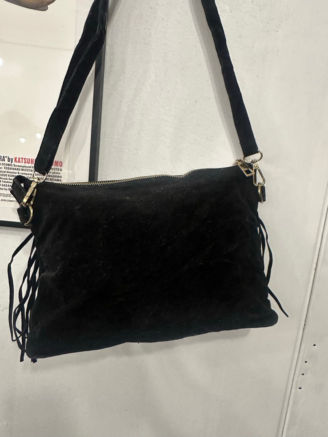 OS)프릴 레더 크로스백 상품이미지2