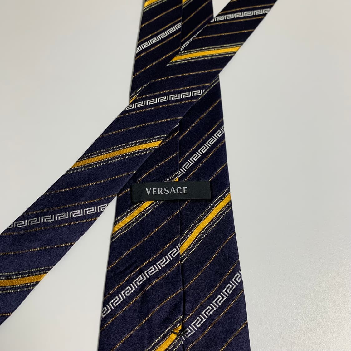 베르사체(VERSACE) 명품넥타이 스트라이프 신형라벨 A+ 최상급 상품이미지5