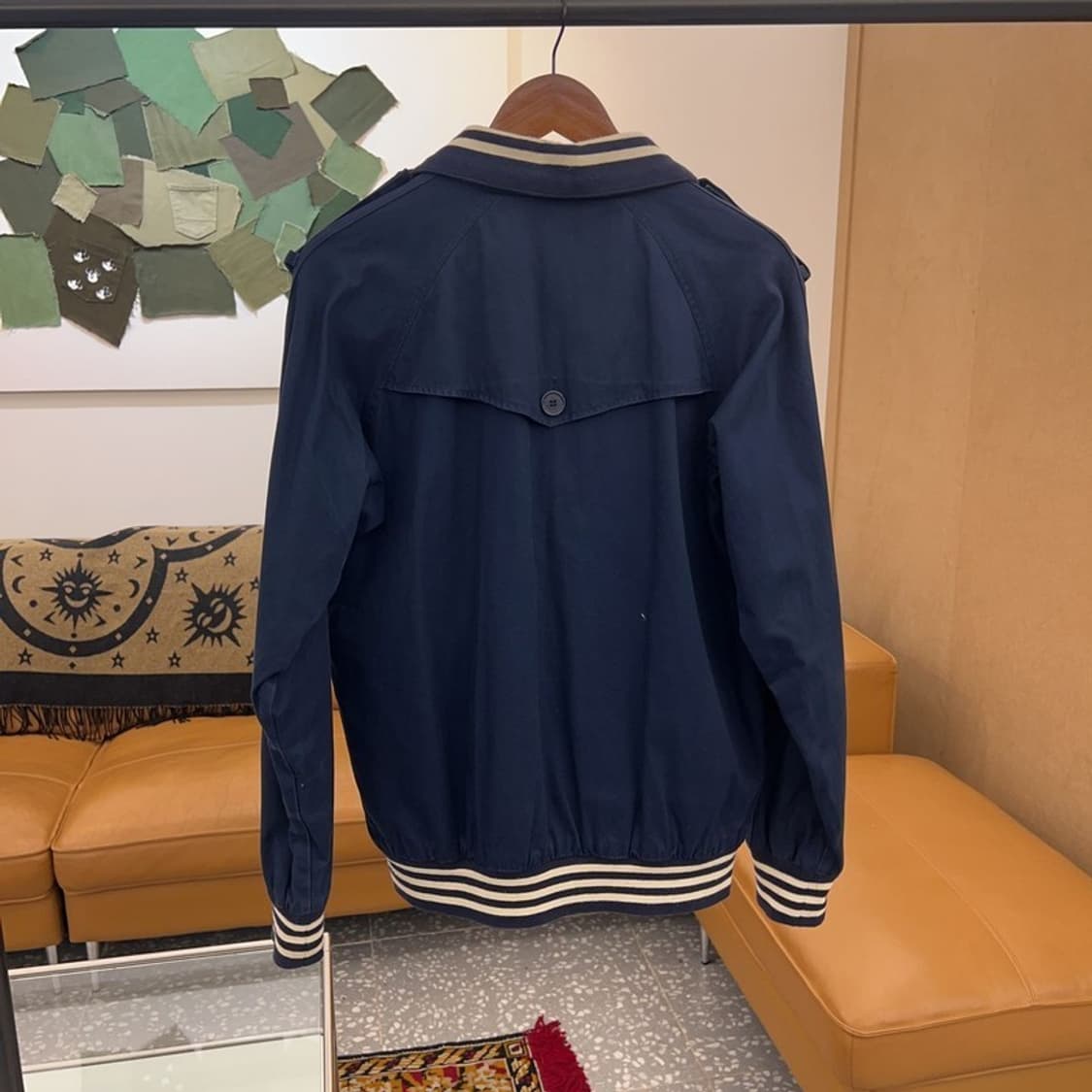 아디다스 흑탭 올드스쿨 프레피 블루종 자켓 105 C04944 상품이미지4