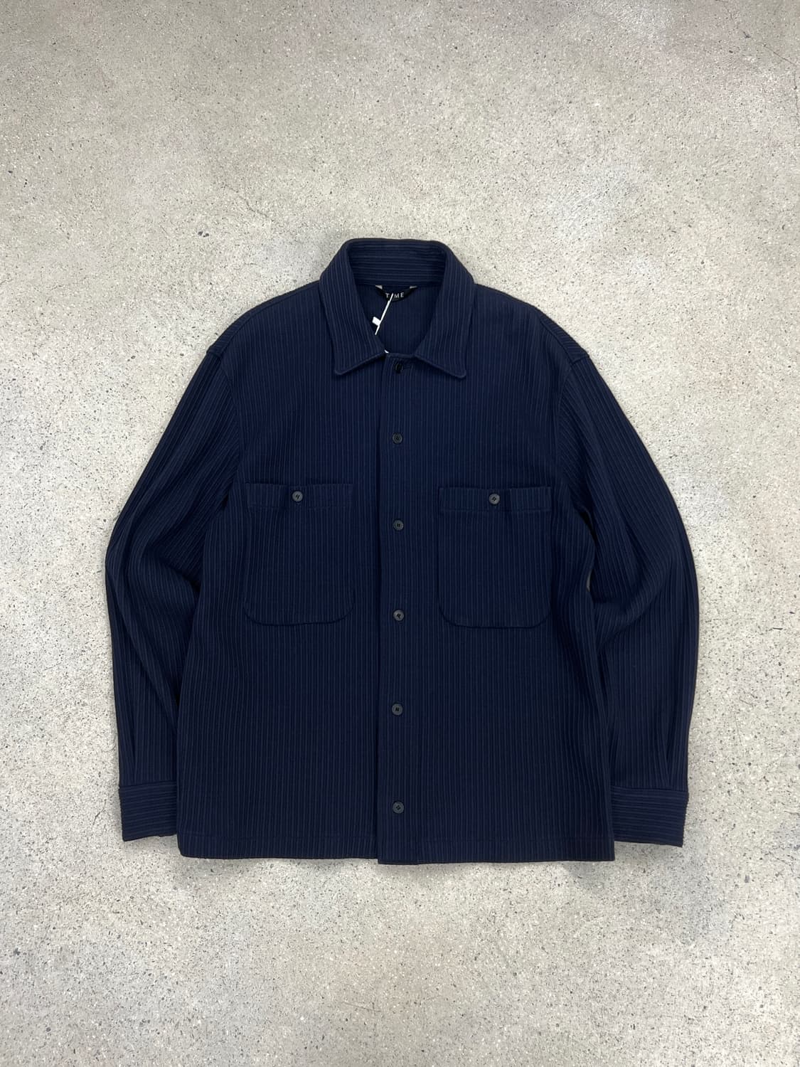타임 옴므 플리츠 셔츠 자켓 상품이미지3