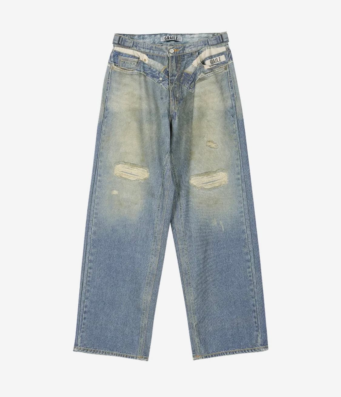 그레일즈 WASHING ILLUSION DENIM PANTS 1 팬츠 상품이미지1