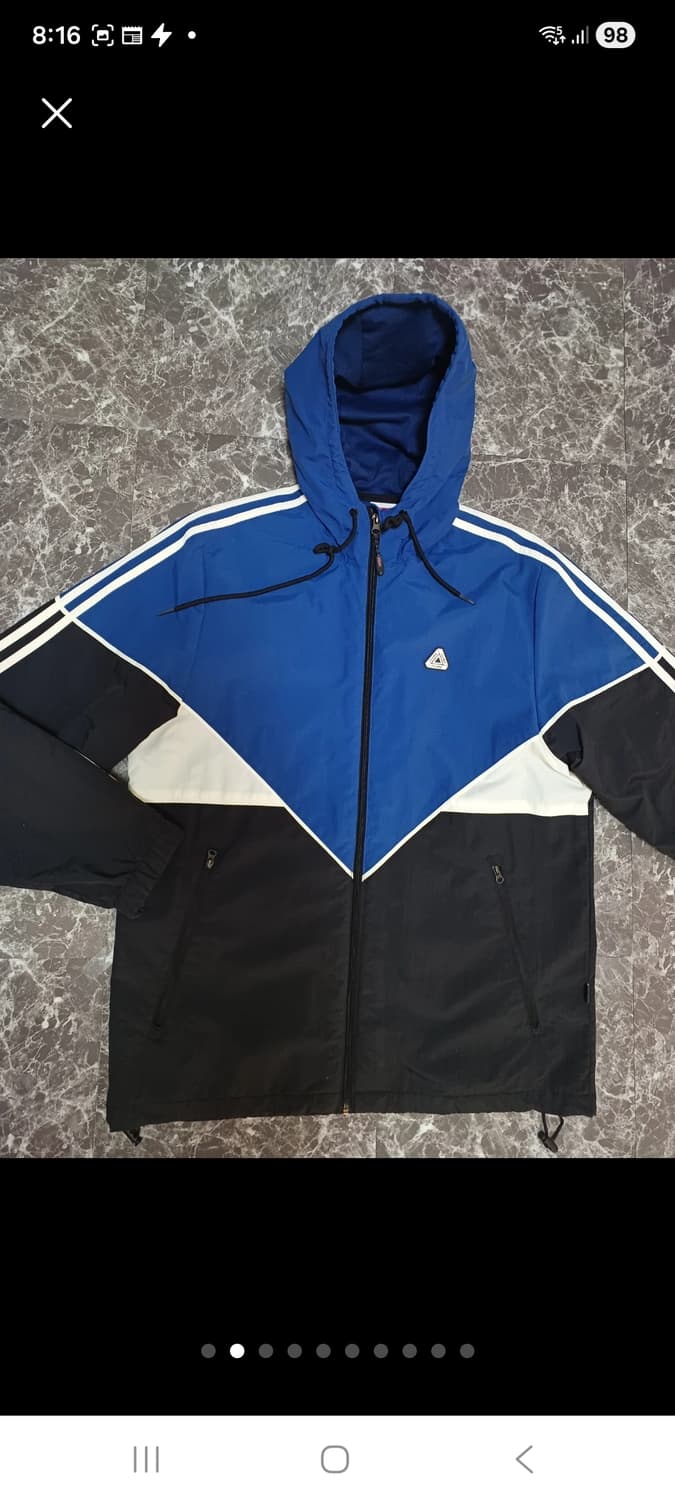 플루크(FLUKE) 배색 후드 바람막이 자켓 L  상품이미지2