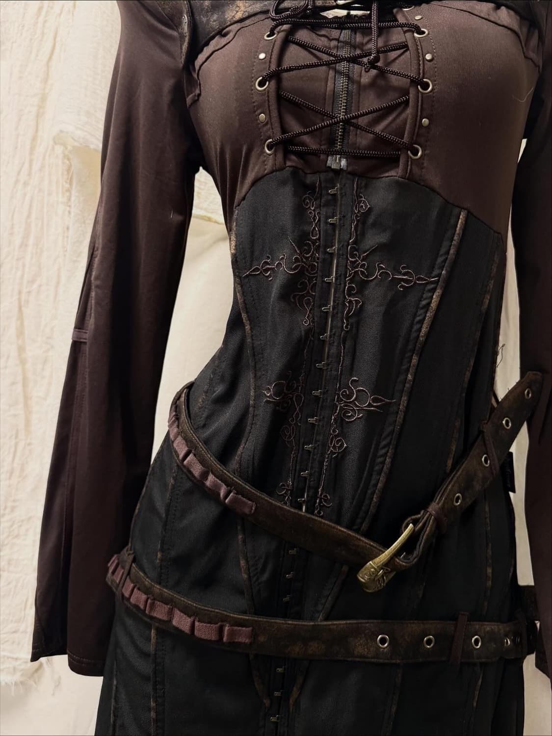 Ozz On Buckle Detail Long Dress 상품이미지3