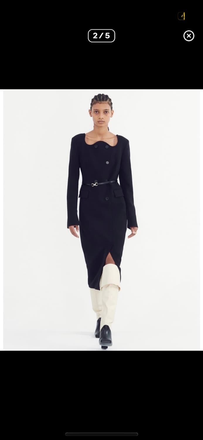 렉토 시그니처 넥 드레스 원피스 M 상품이미지2