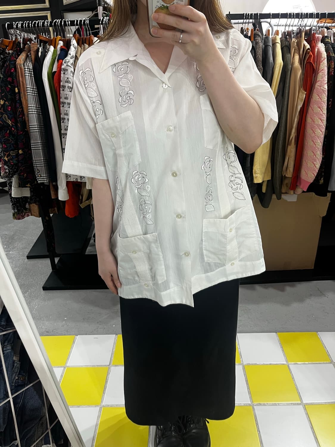 Guayabera shirts (쿠바 셔츠)  L 상품이미지2