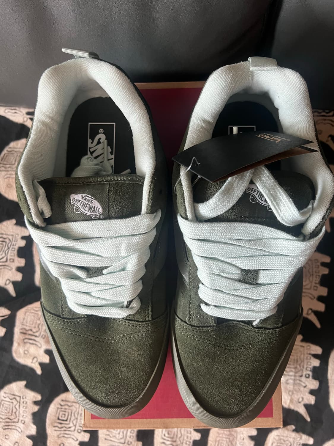 반스 뉴스쿨 (올리브) VANS Knu Skool Olive 상품이미지4