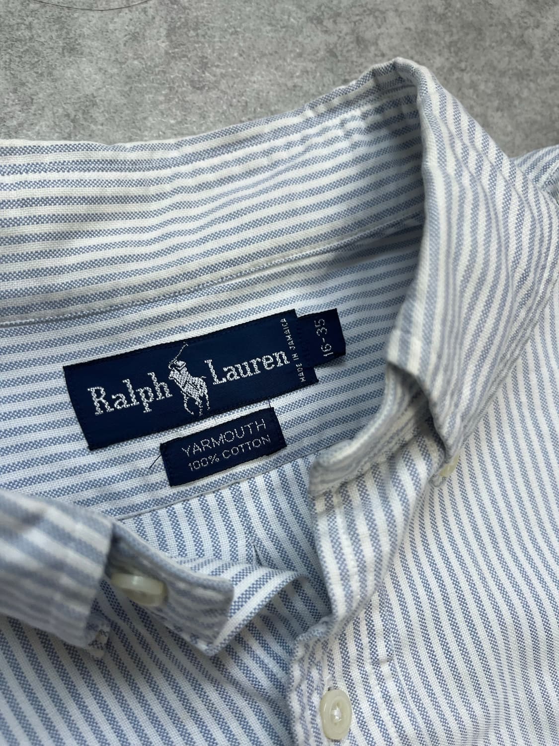 108) 폴로 블루 스트라이프 셔츠 상품이미지2
