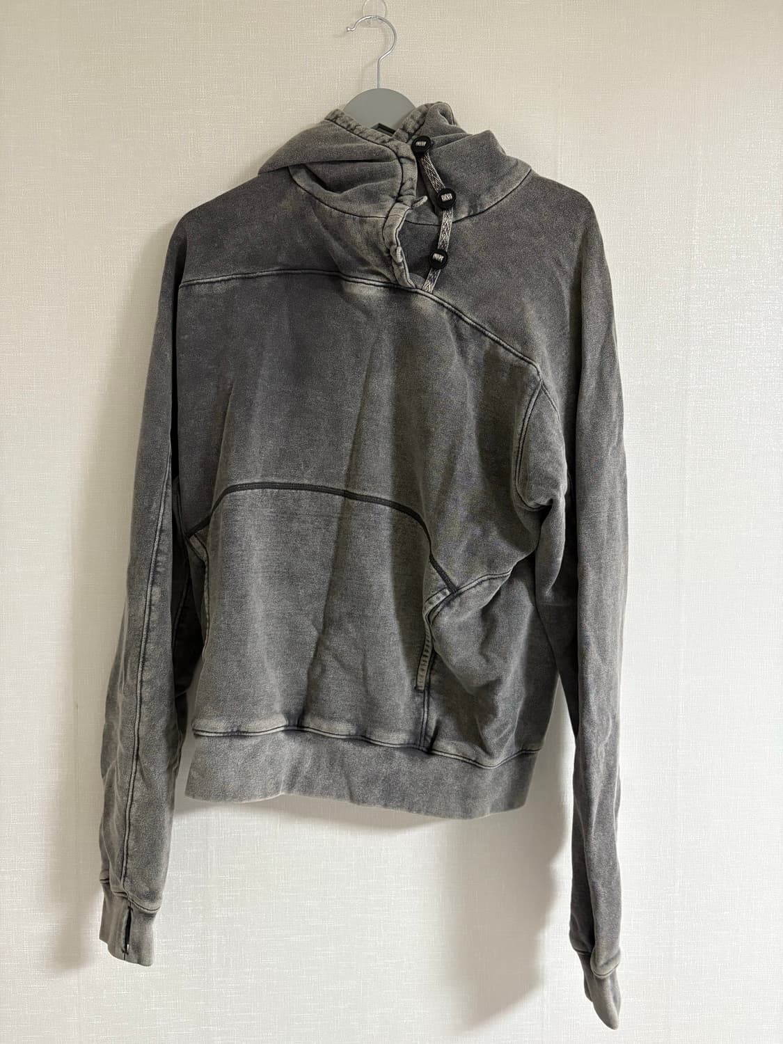 [2] HYEIN SEO 버튼 후드 차콜 상품이미지3