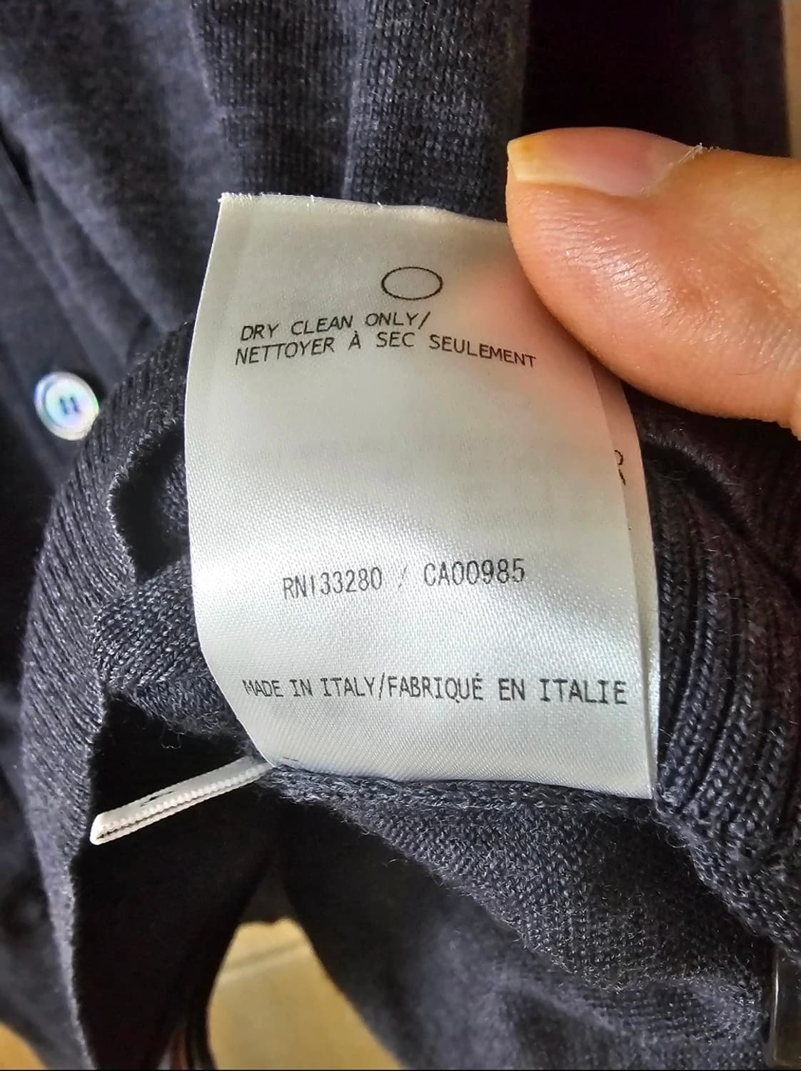 톰브라운 메리노울 백스트라이프 가디건(4/정품) 상품이미지9