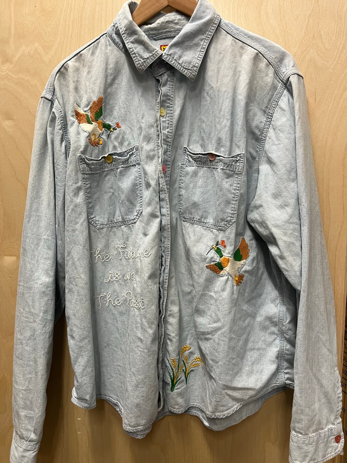 휴먼메이드 샴브레이 셔츠 xxl팝니다 상품이미지1