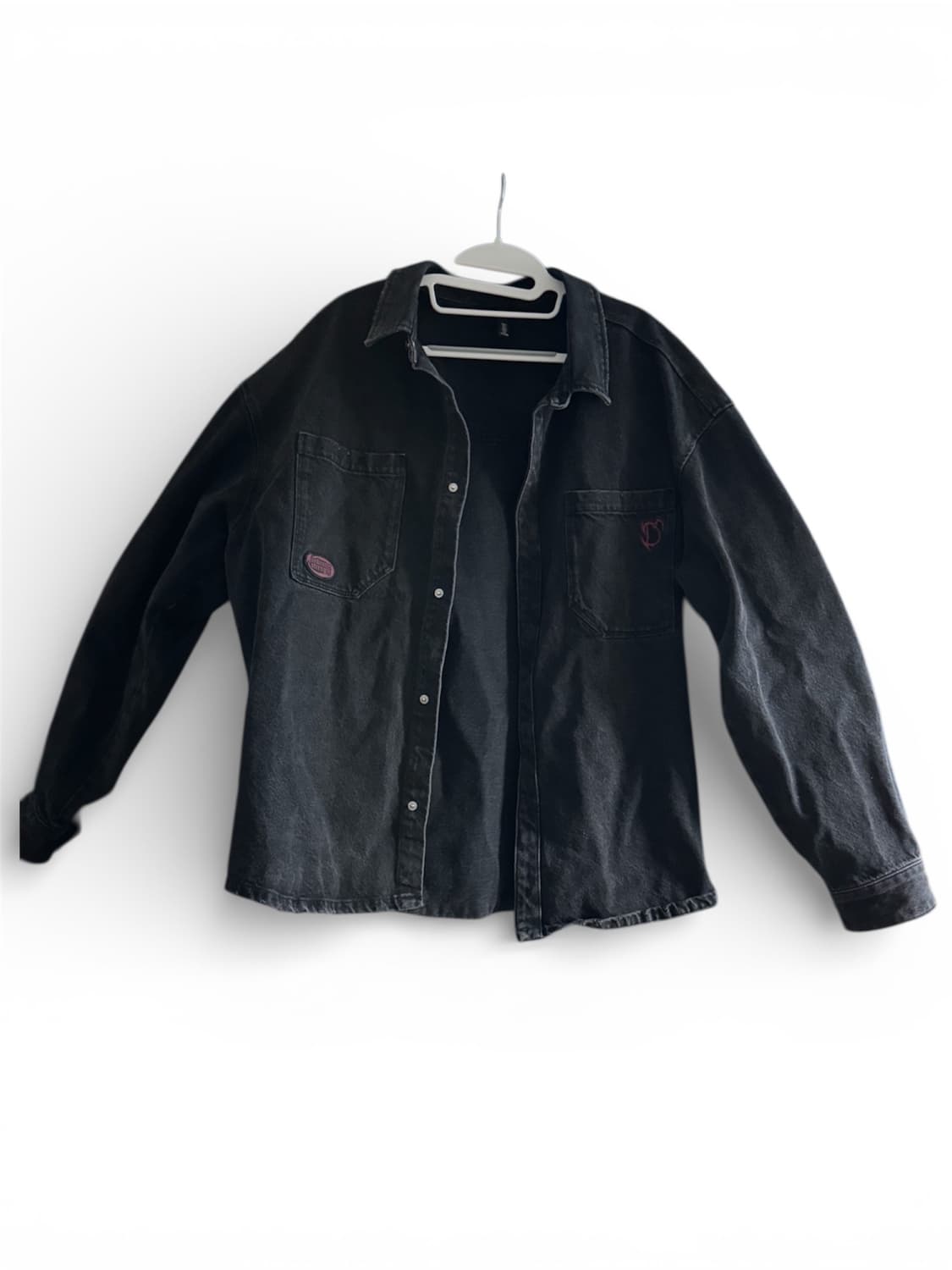 H&M 블랙 데님 자켓 상품이미지1