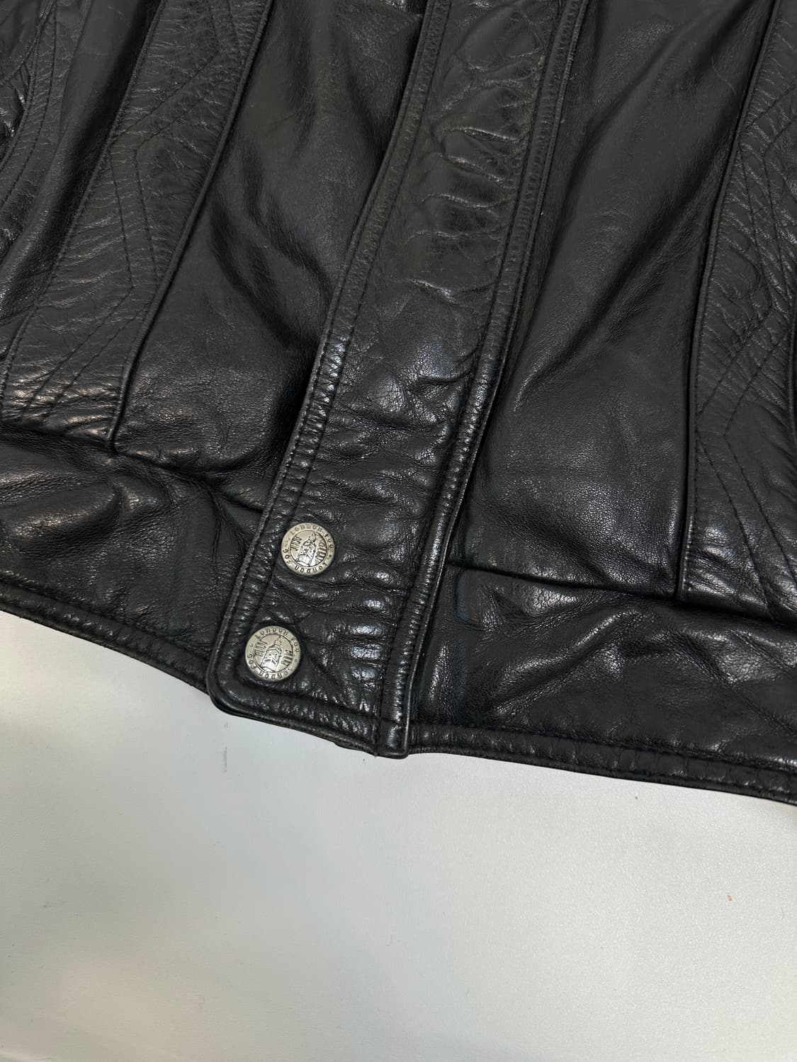 헤일리비버//런던포그 리얼레더 가죽 자켓 상품이미지3