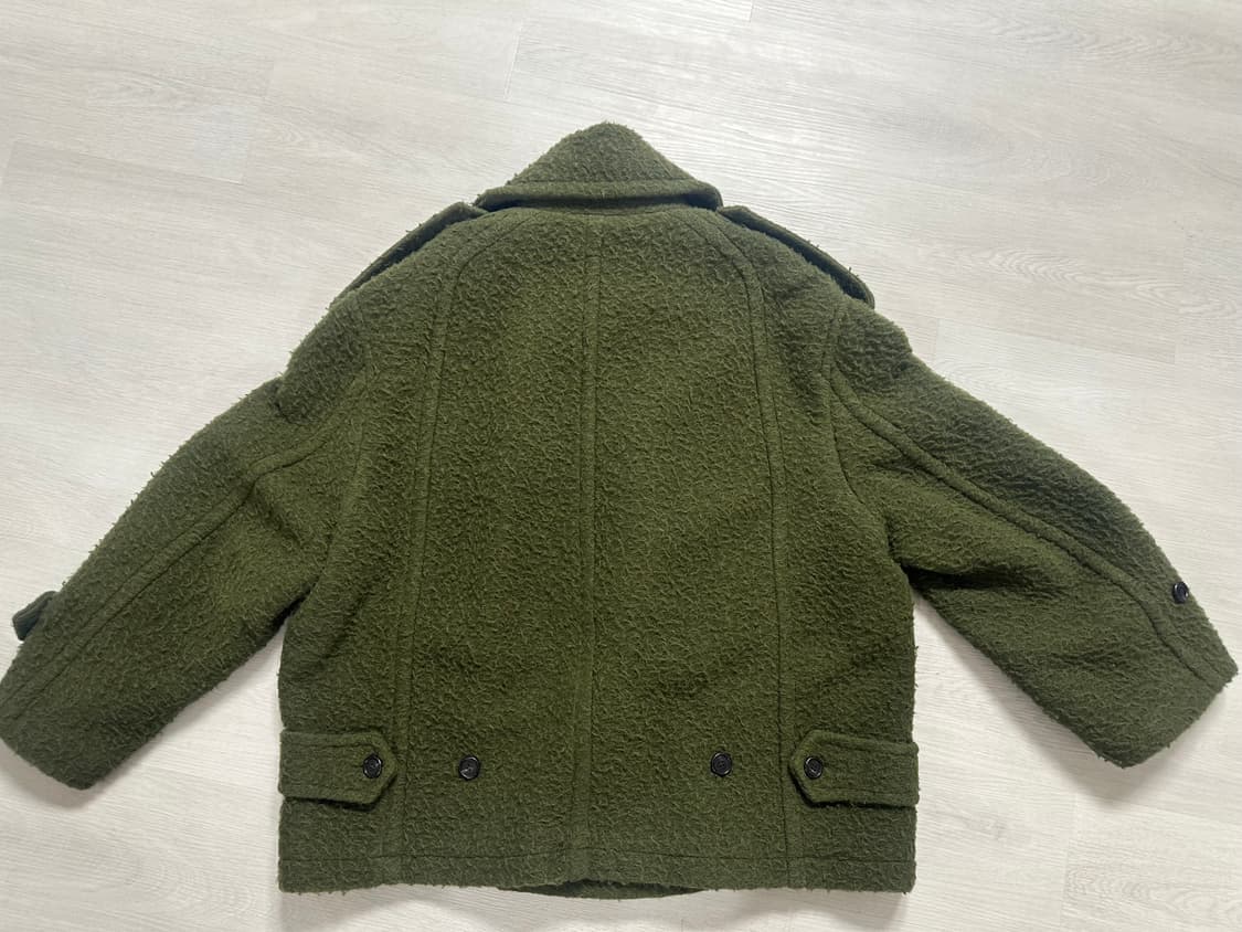 송지오 옴므 커브드 벨 코트 카키 50사이즈(신상) 상품이미지2