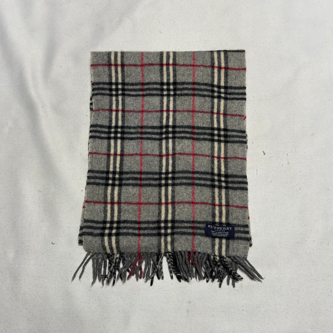 OS 버버리 노바체크 그레이 머플러 상품이미지2