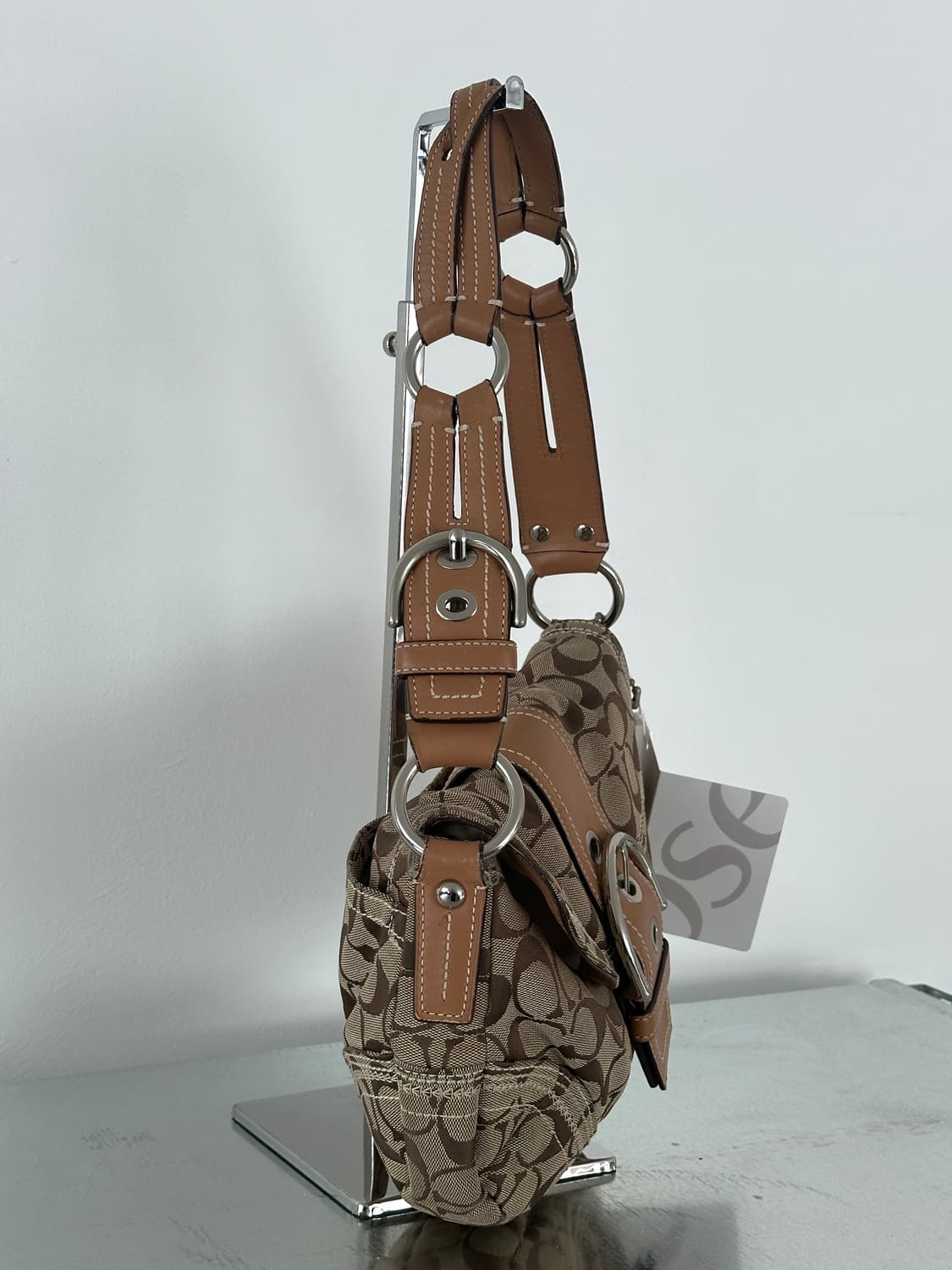 코치 자카드 버클 호보백 상품이미지6