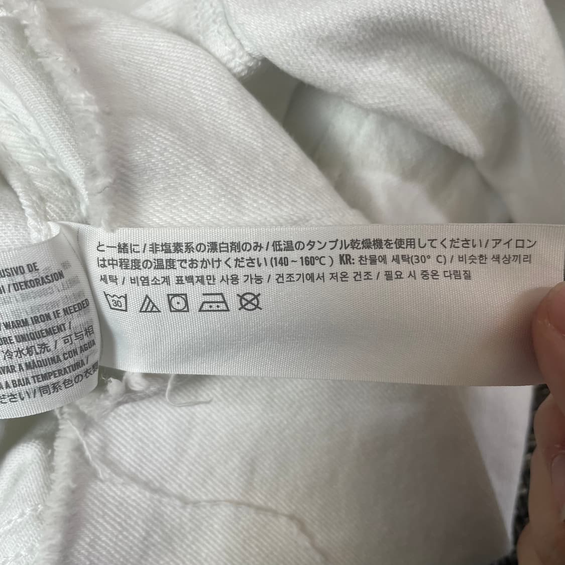 홀리스터 화이트 크롭 트러커 자켓 M 상품이미지7