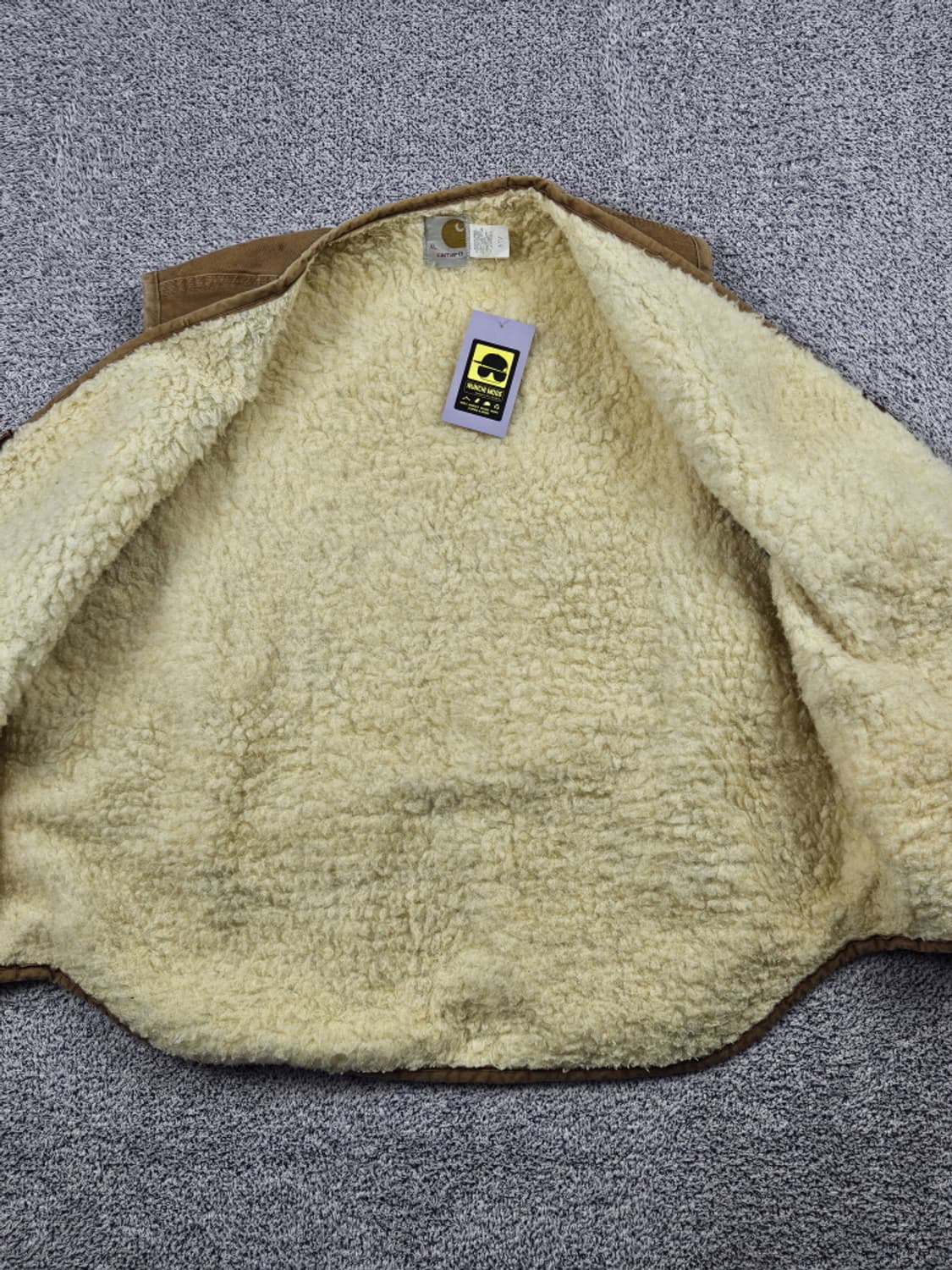 70's USA 칼하트 덕캔버스 쉐르파 베스트 ( XL ) / 10354 상품이미지10