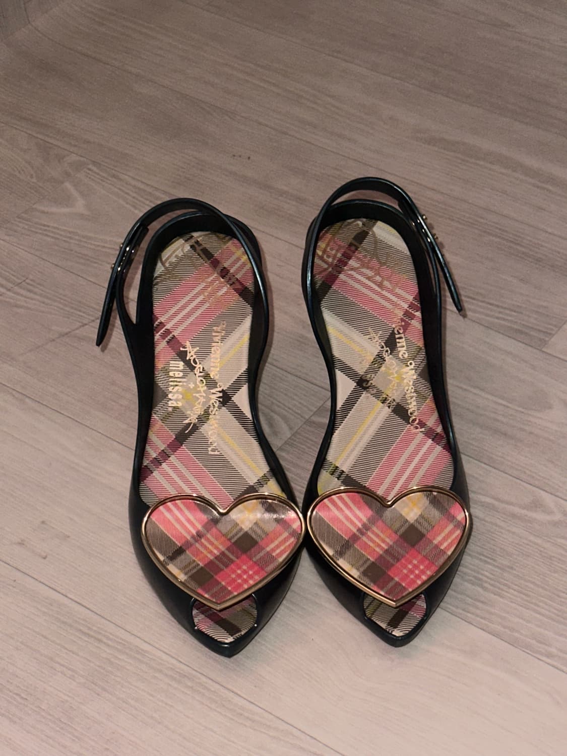 비비안웨스트우드 235 체크 젤리슈즈 상품이미지3