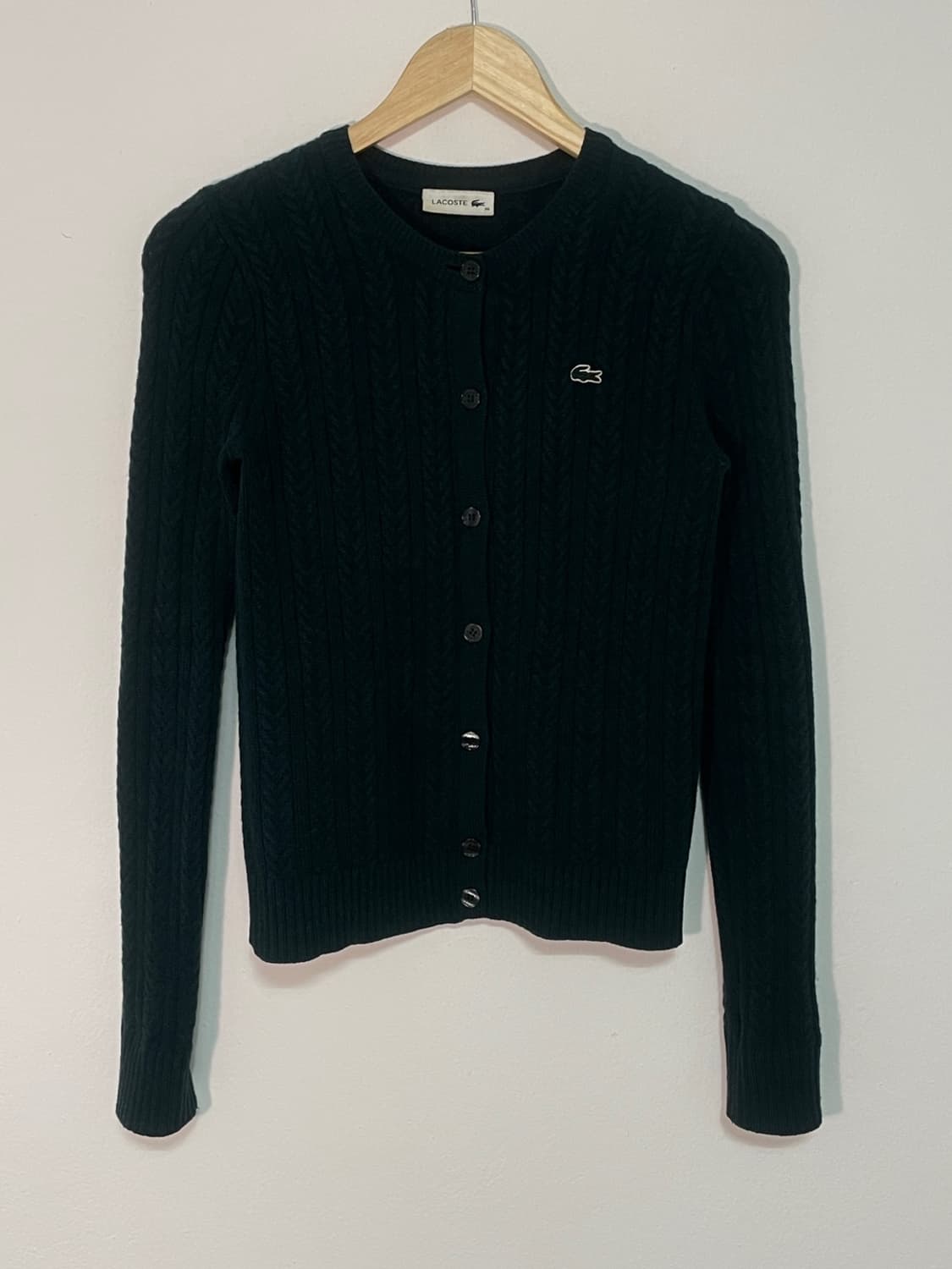 라코스테 꽈배기 와펜 가디건 상품이미지4