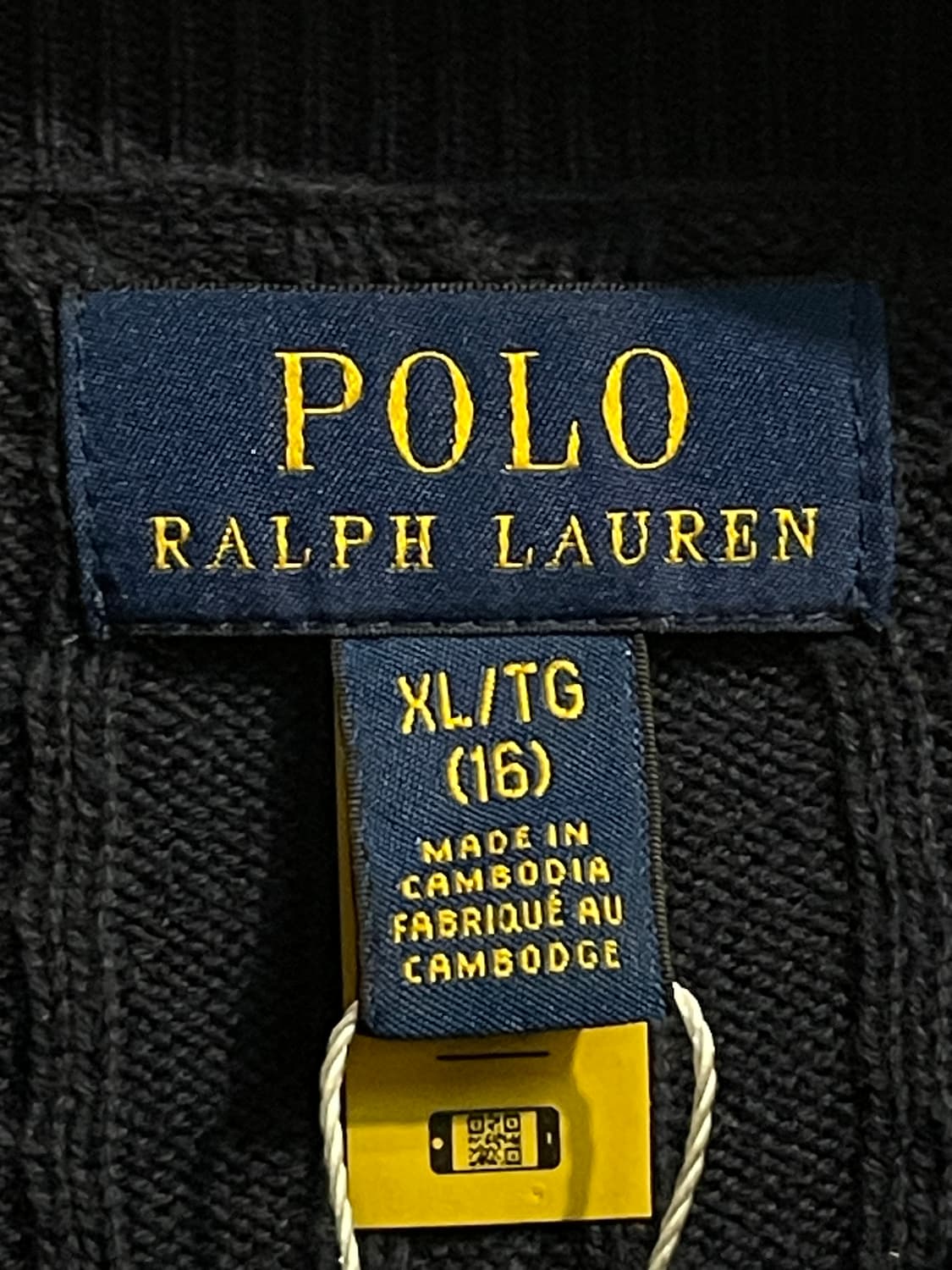 폴로 랄프로렌 네이비 케이블 니트 가디건 상품이미지3