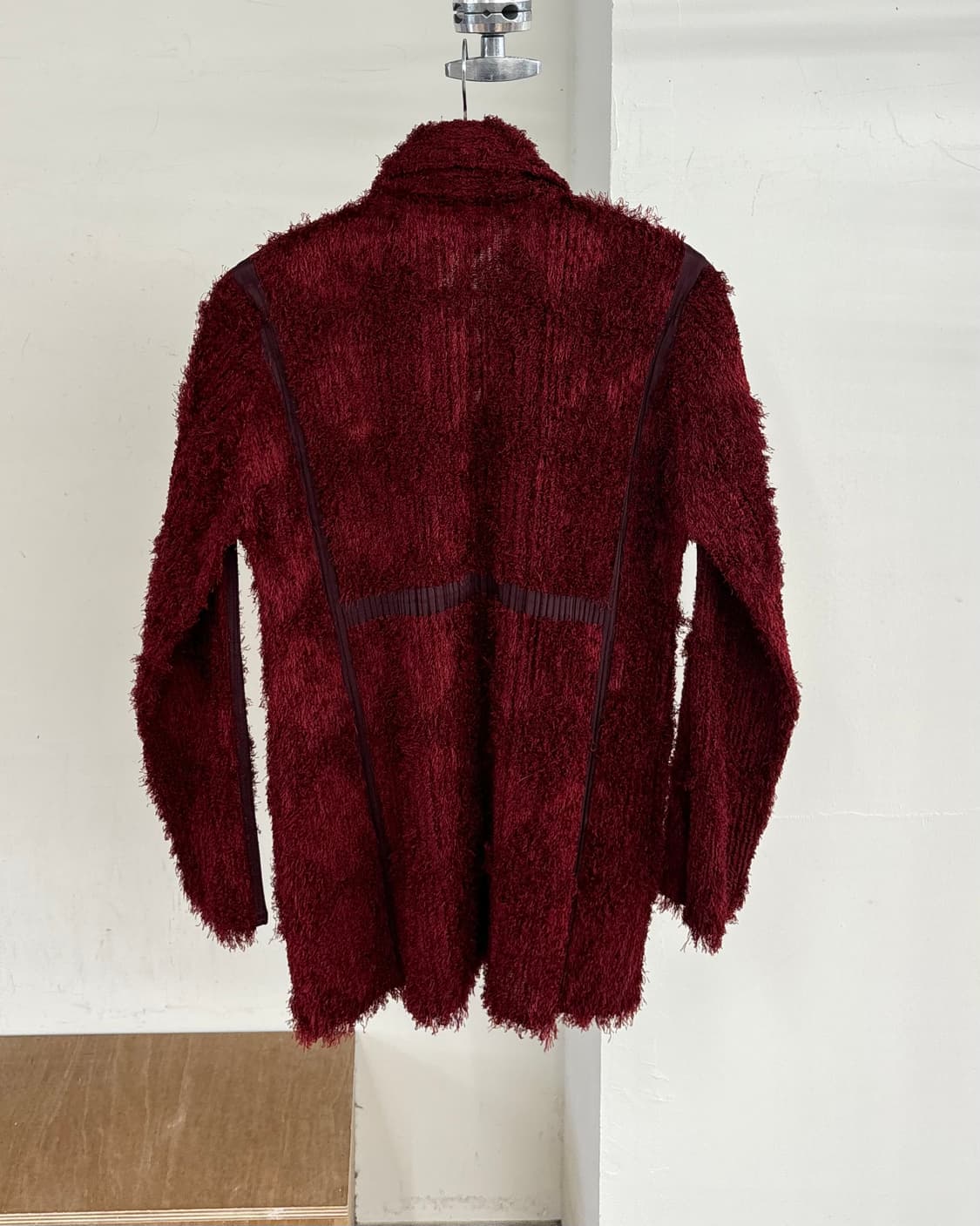 플리츠 플리즈 레드 자켓 상품이미지6