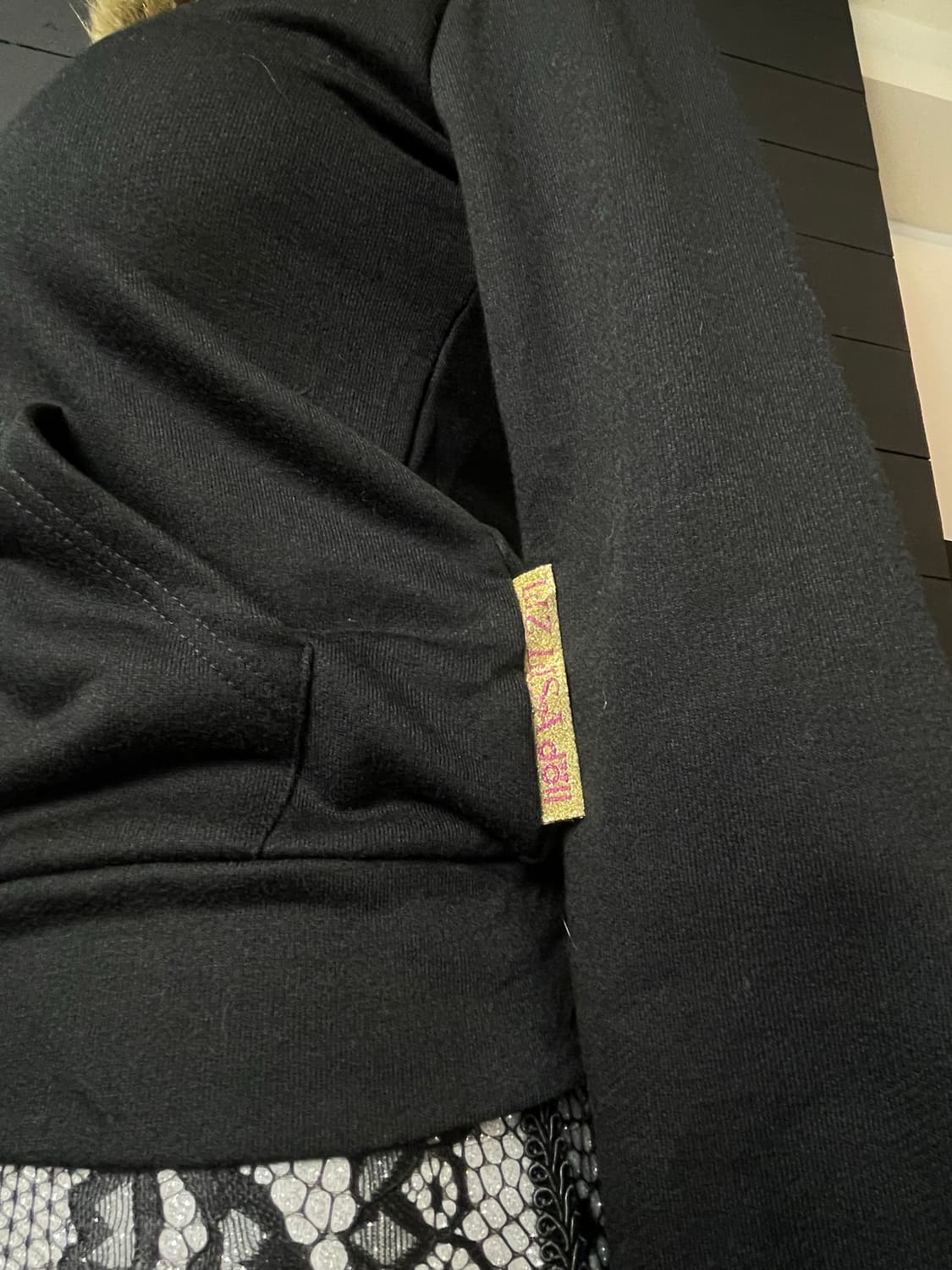 LIZ LISA DOLL 갸루 퍼 레터링 금박 후드집업 상품이미지6