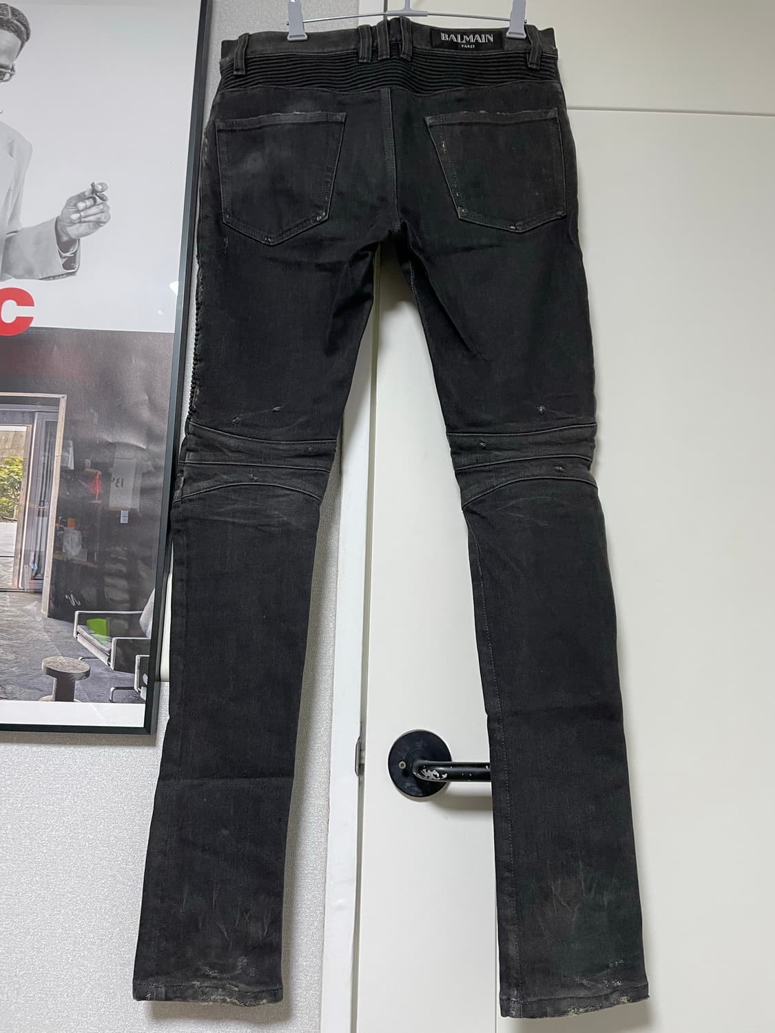 발망 슬림 바이커 진 상품이미지2