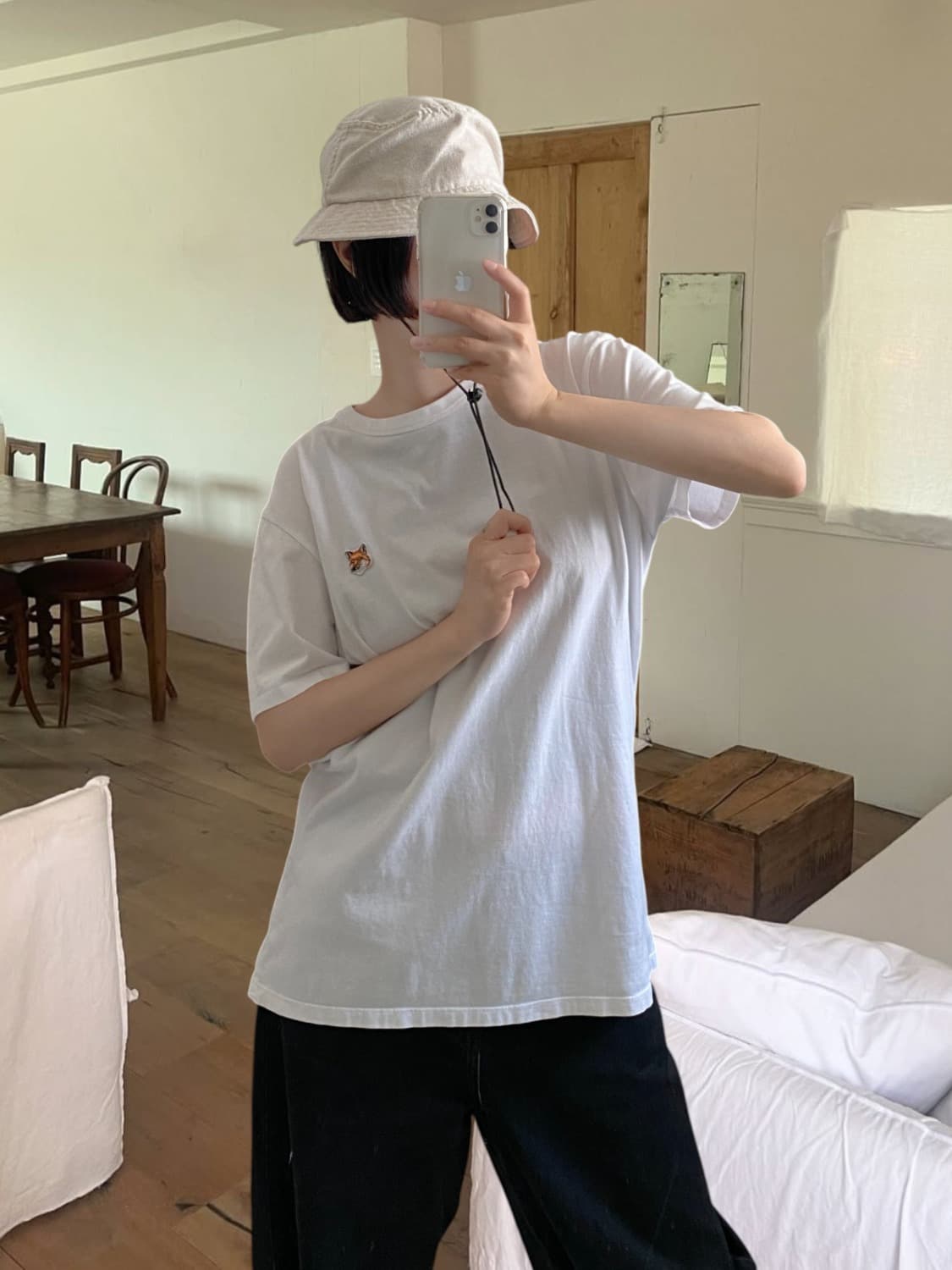 메종 키츠네 1/2 티셔츠 (Man M) 상품이미지1