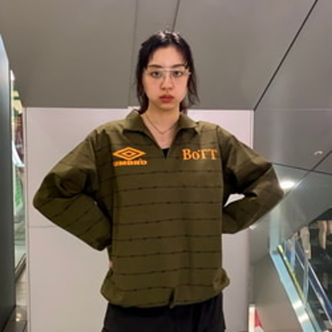 엄브로 빔즈 BoTT 콜라보 풀오버 셔츠 L사이즈 상품이미지1