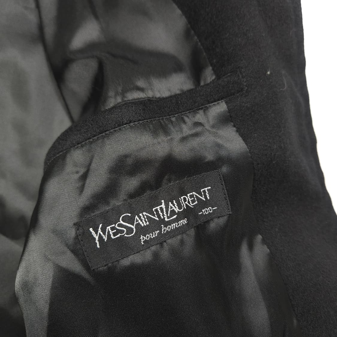 YSL 입생로랑 캐시미어 100% 블루종 상품이미지6