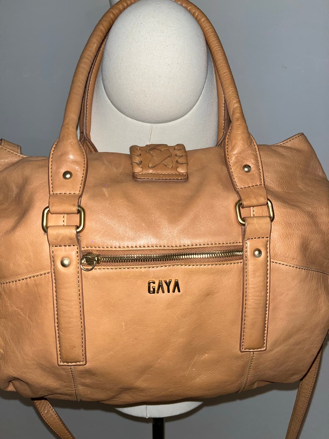  📦GAYA beige brown shoulder bag  상품이미지6